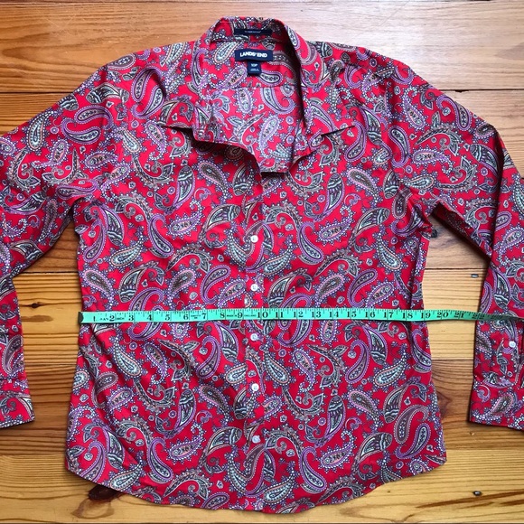 Lands’ End No Iron Supima Button Down Top, EUC, 10P - Picture 9 of 14